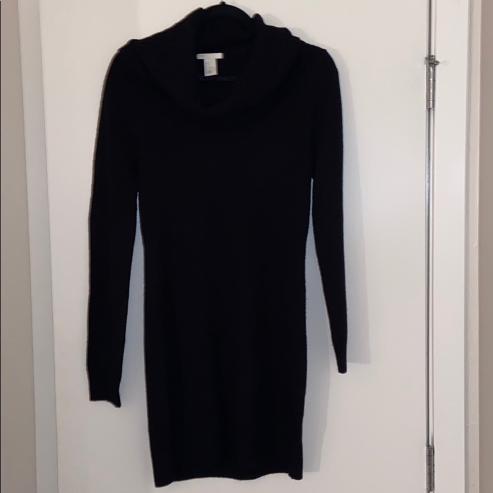 Turtleneck sweater dress